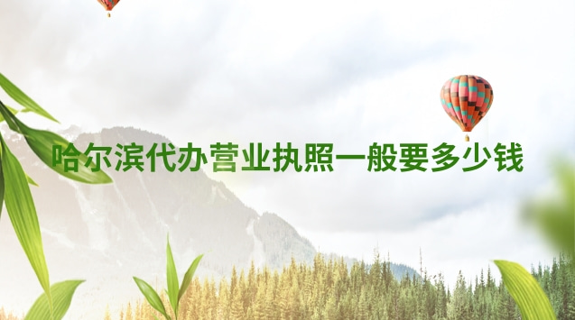 哈爾濱代辦工商執(zhí)照多少錢(郊區(qū)代辦營(yíng)業(yè)執(zhí)照費(fèi)用一般多少)